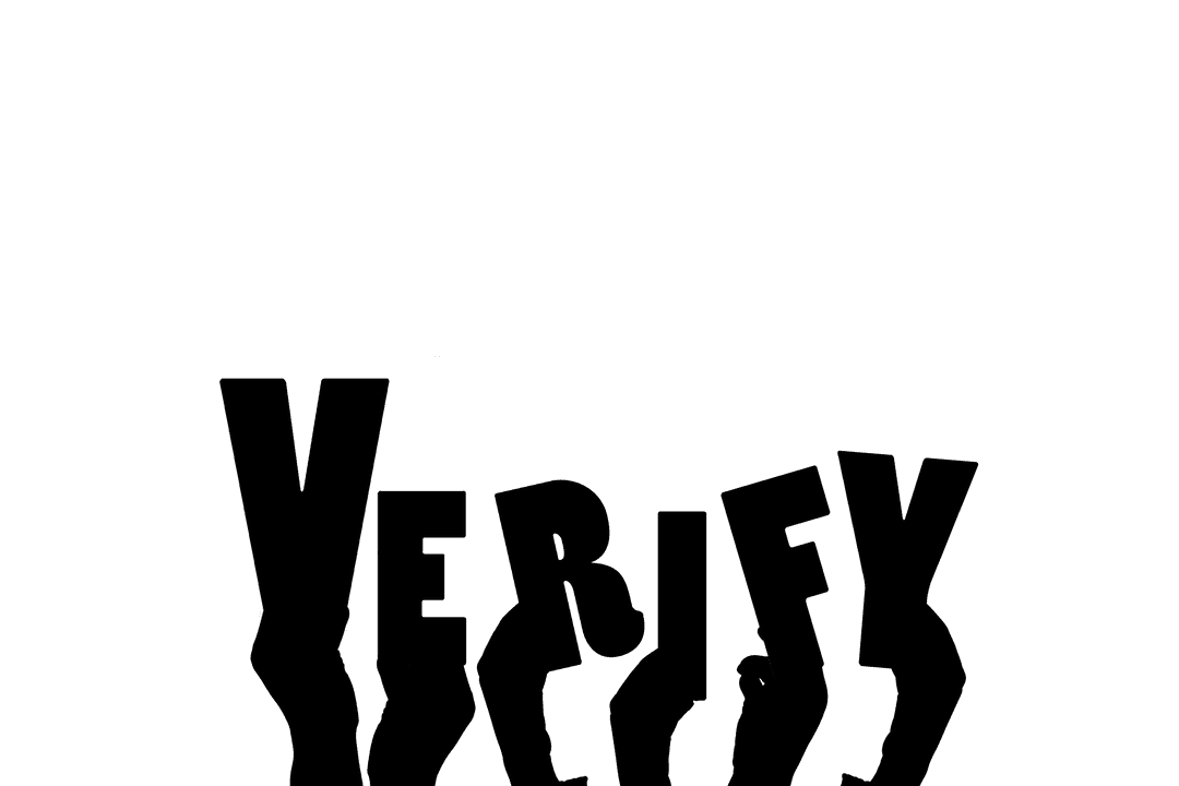 Transparent Verification Icon with Hands