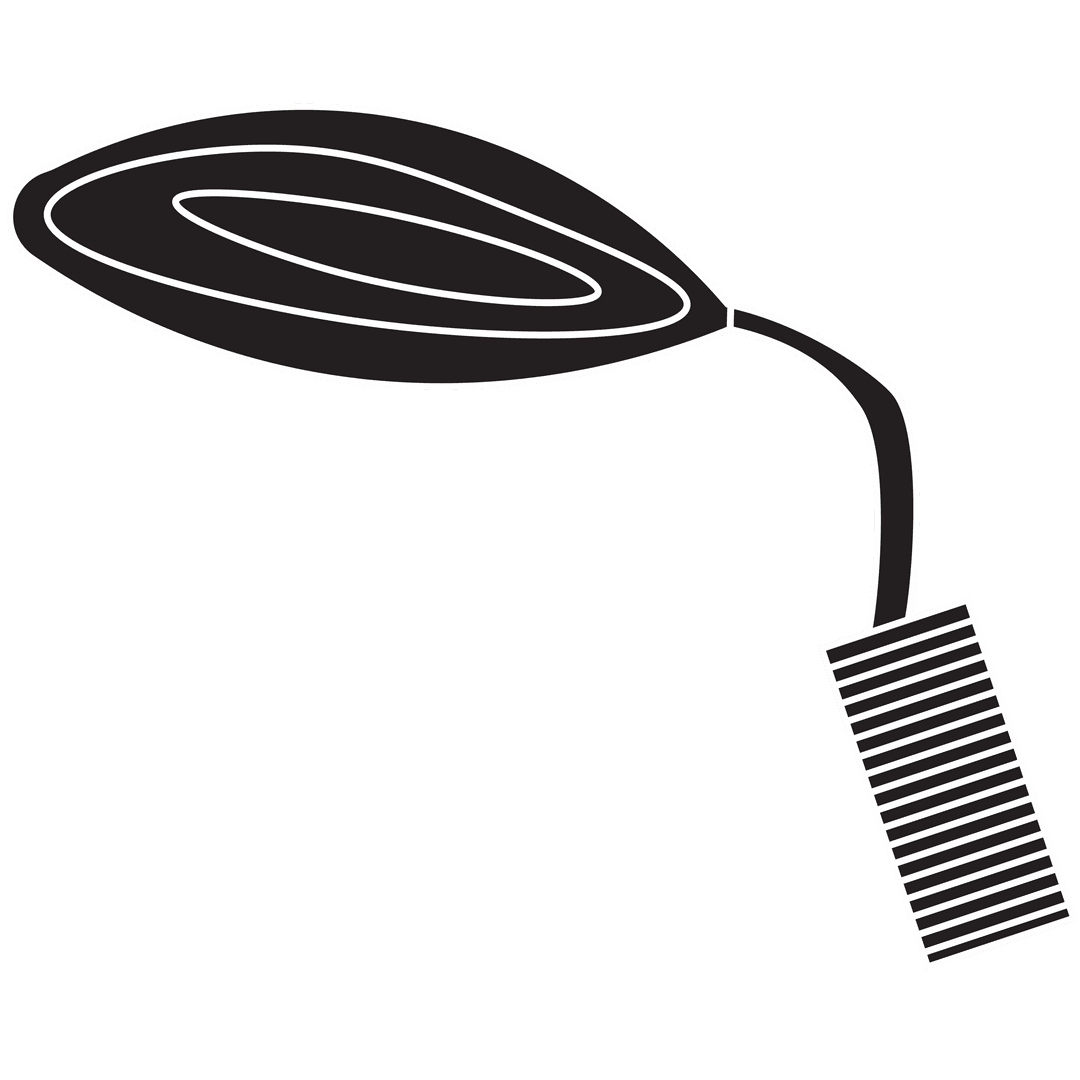 Abstract Black and White Vector on Transparent Background