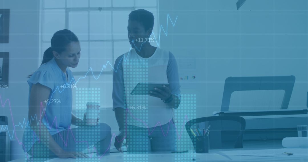 Diverse Business Team Discussing Data and Analytics