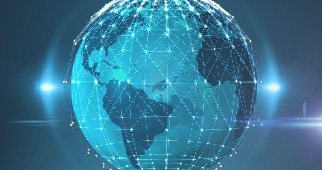 Global Digital Network Connecting Our World