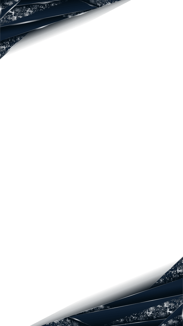 Modern Abstract Navy and Silver Glitter Transparent Frame Background