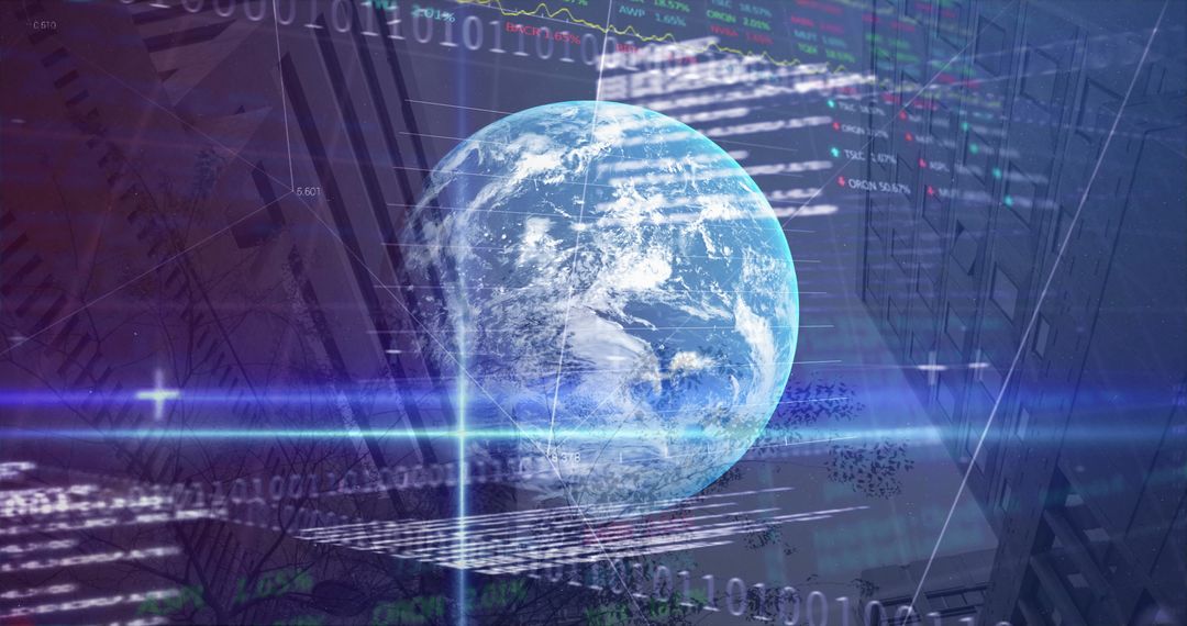 Global Data Technology with Digital Code Overlay