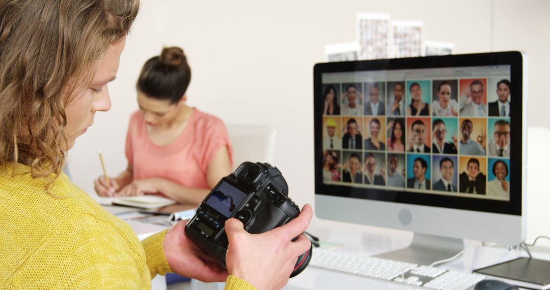 Team Collaborating in Media Production Office - Free Images, Stock Photos and Pictures on Pikwizard.com