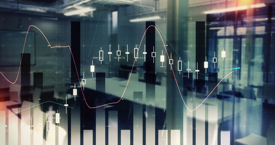 Stock Market Analysis with Financial Data Charts in Modern Office - Free Images, Stock Photos and Pictures on Pikwizard.com