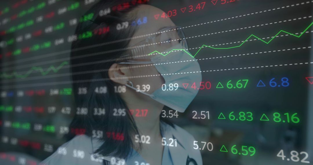 Korean Doctor Analyzing Stock Market Data with Technology Overlay