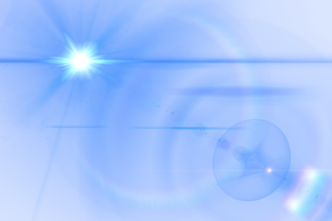 Abstract Transparent Shape with Lens Flare Effect on Blue Background - Download Free Stock Images Pikwizard.com