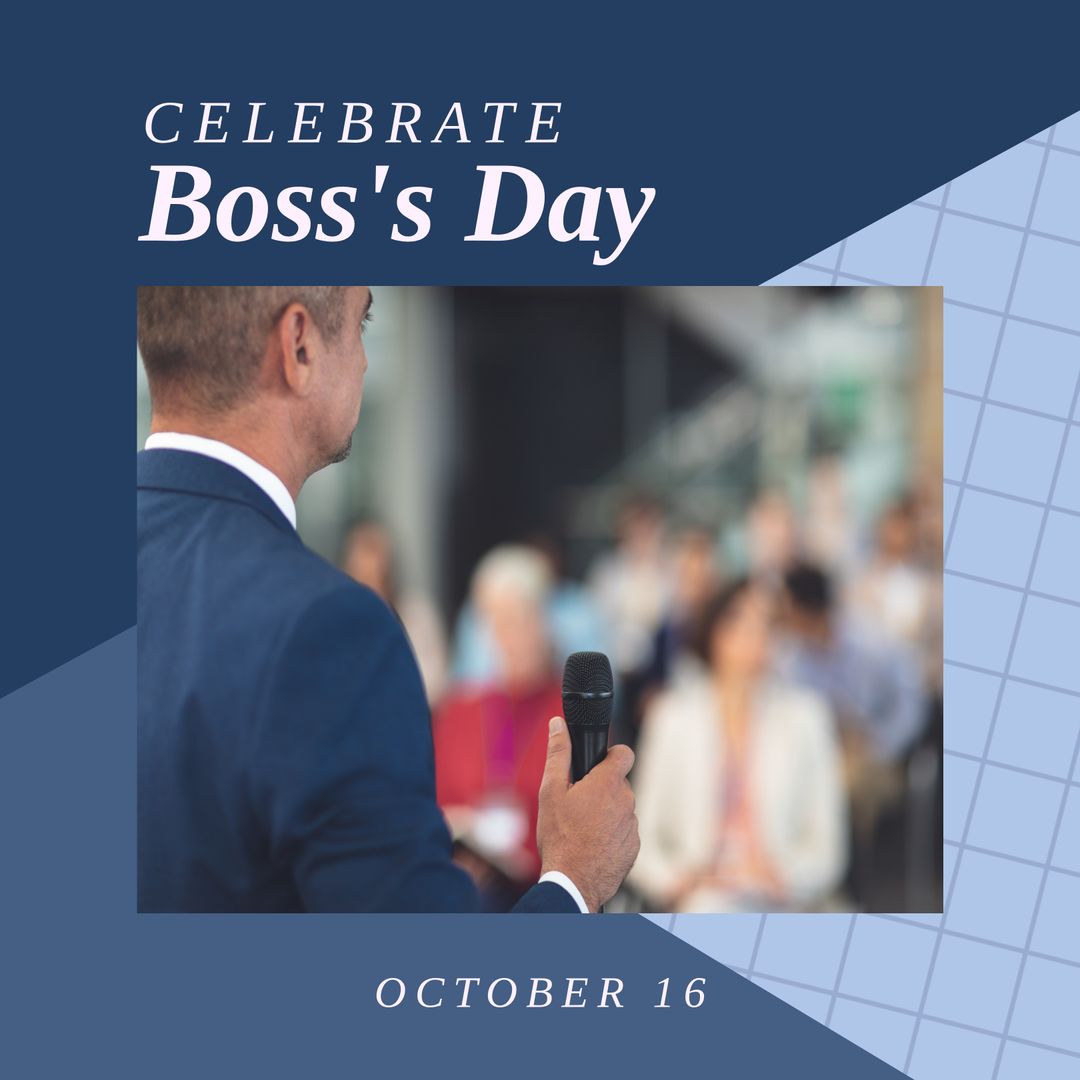 Boss's Day Celebration with Diverse Team in Office Setting