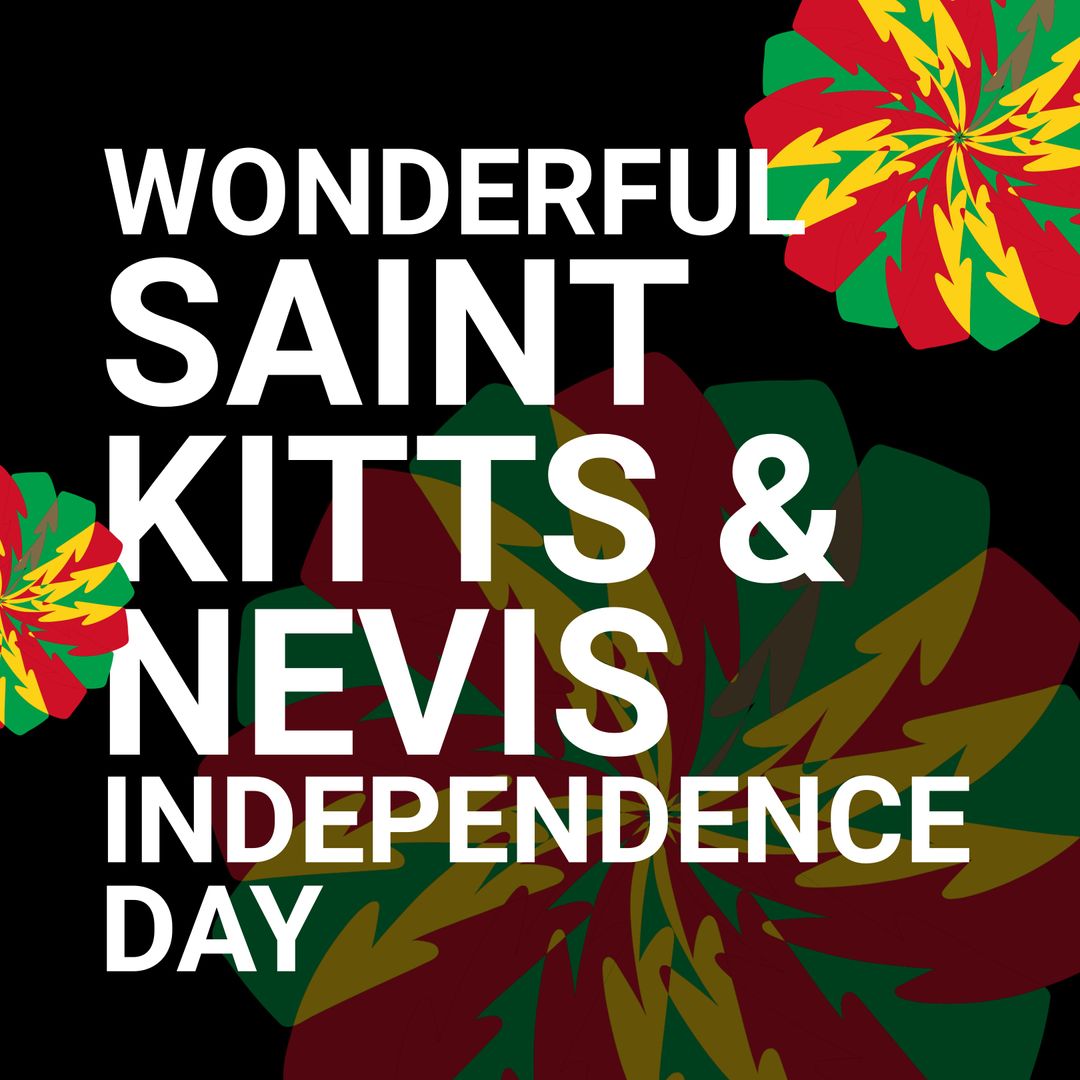 St. Kitts and Nevis Independence Celebration Design Art