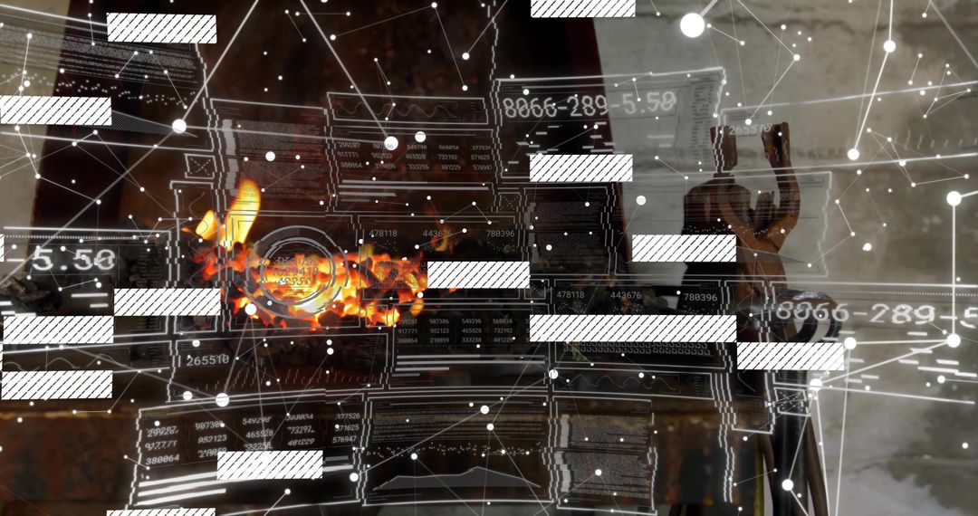 Holographic Data Interface over Desk Visualization Concept