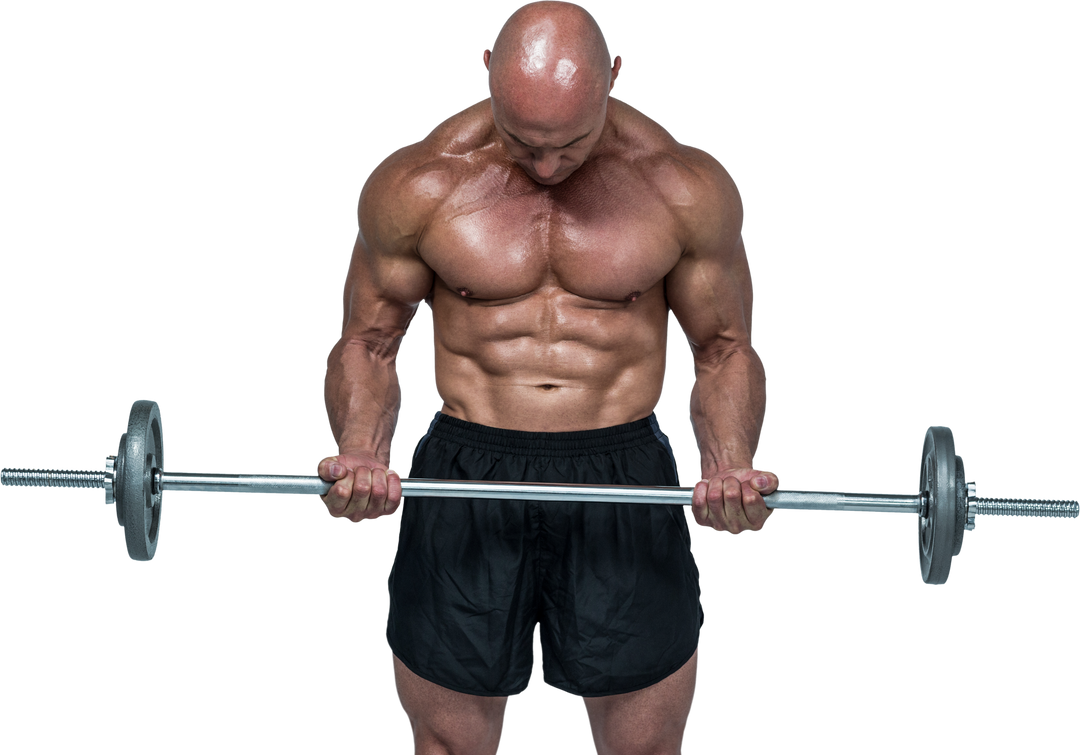 Transparent Muscular Man Lifting Weight with Barbell - Download Free Stock Images Pikwizard.com