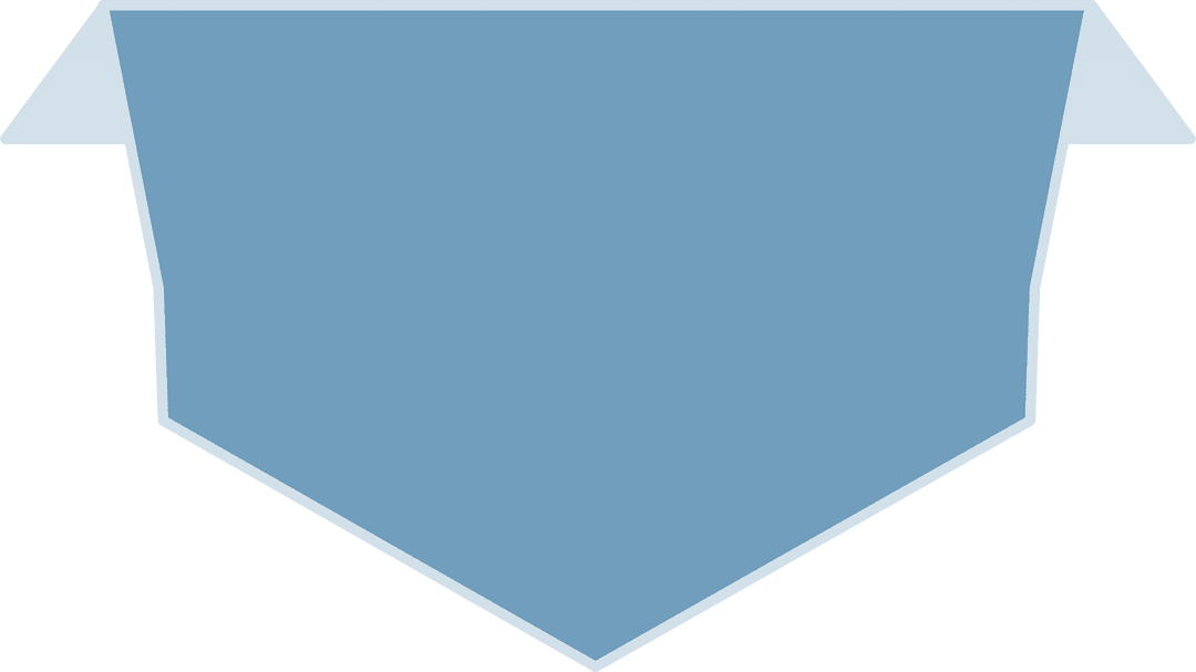 Transparent Badge with Blue Banner and Copy Space for Message