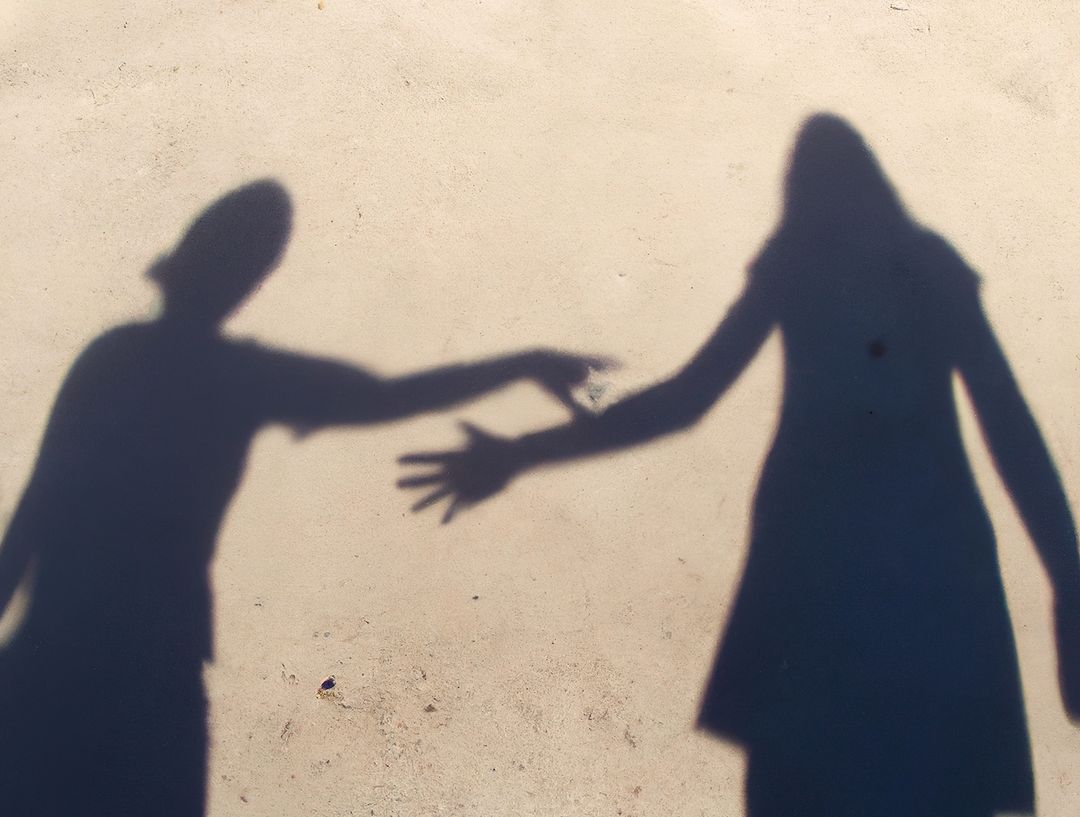 Close up of shadow of people holding hands created using generative ai technology - Free Images, Stock Photos and Pictures on Pikwizard.com