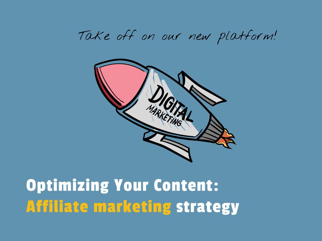 Rocket Representing Launch of Affiliate Marketing Strategy