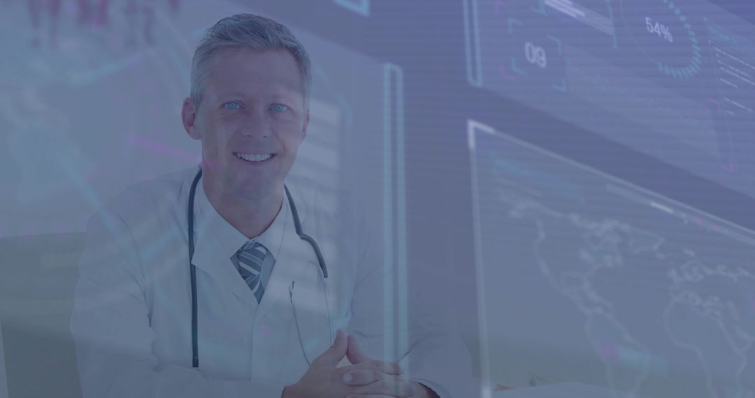 Innovative Healthcare Professional Embracing Technology