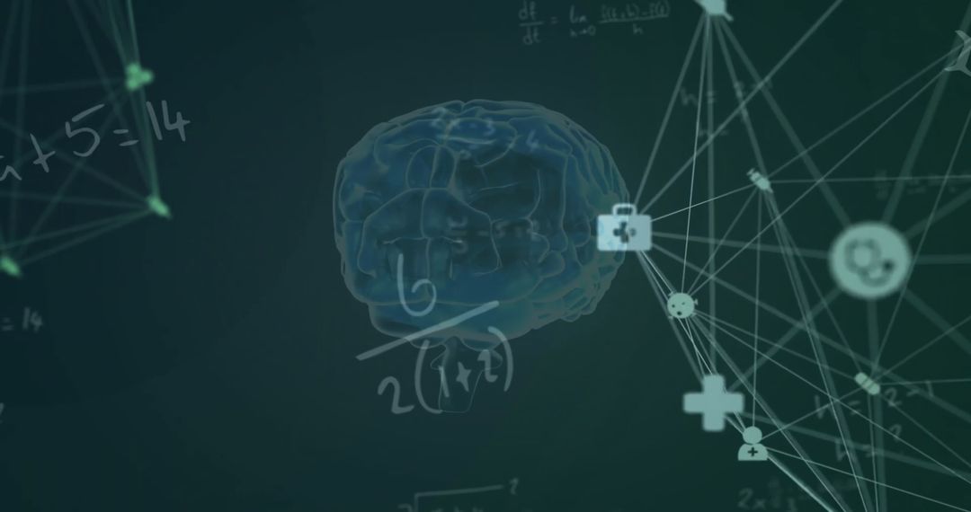 Digital Brain with Mathematical Data and Connections