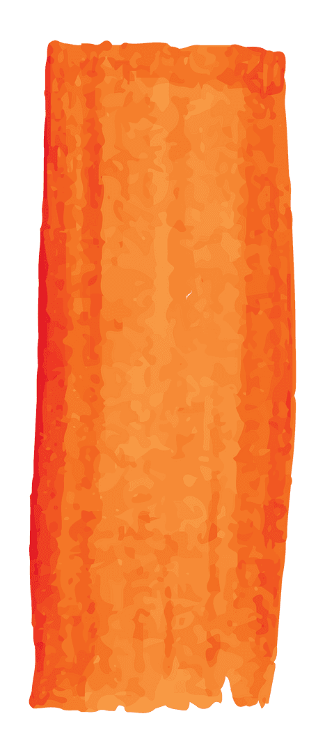 Abstract Orange Rectangle Shape Transparent Background