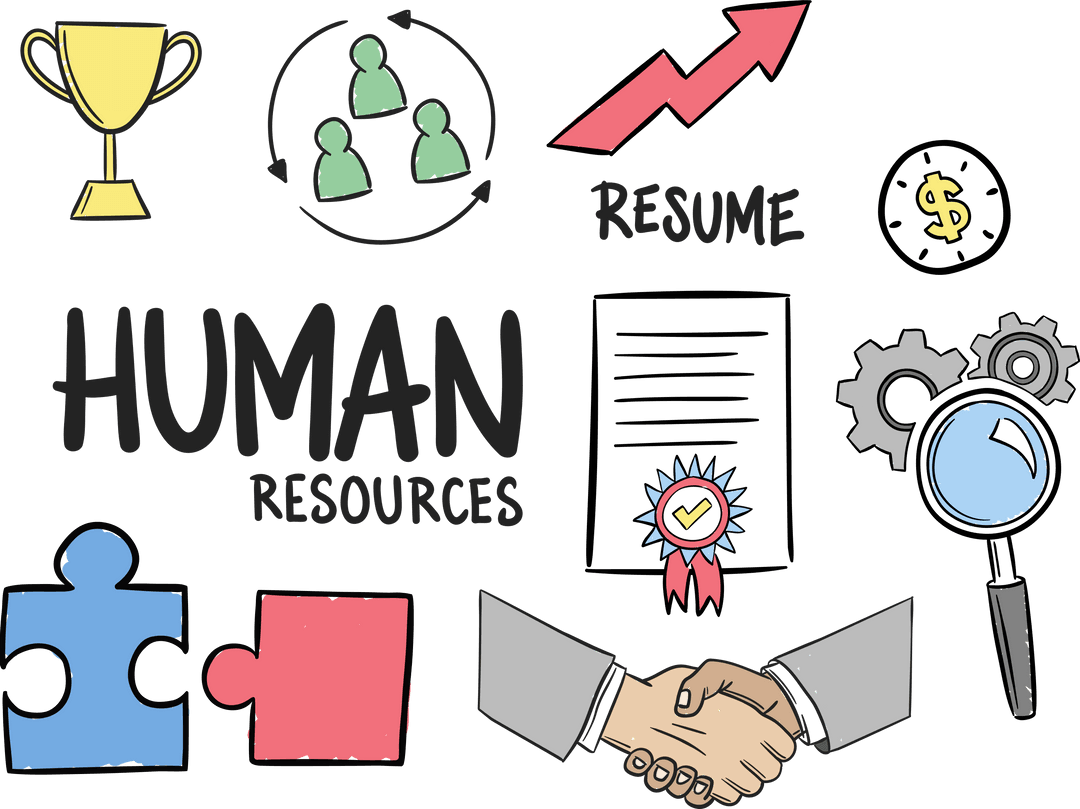 Transparent Human Resources Symbols and Concepts Illustration - Download Free Stock Images Pikwizard.com