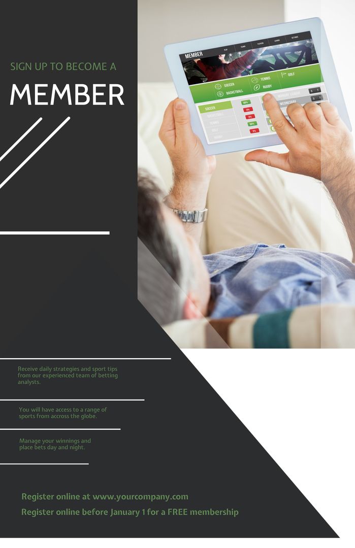 Streamlined Membership Registration on Tablet Device