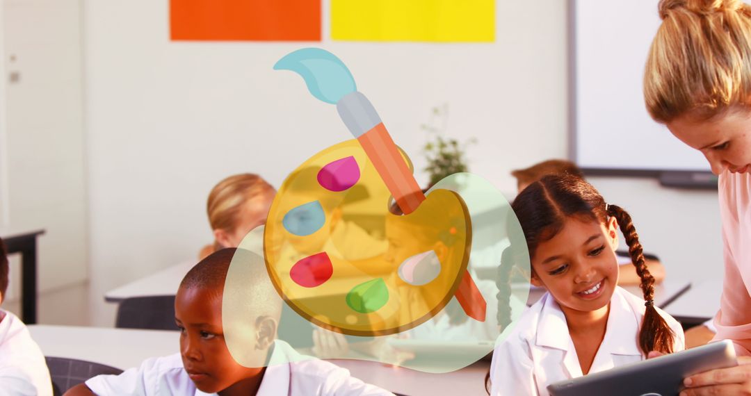 Diverse Classroom Learning with Teacher Assistance and Digital Interface