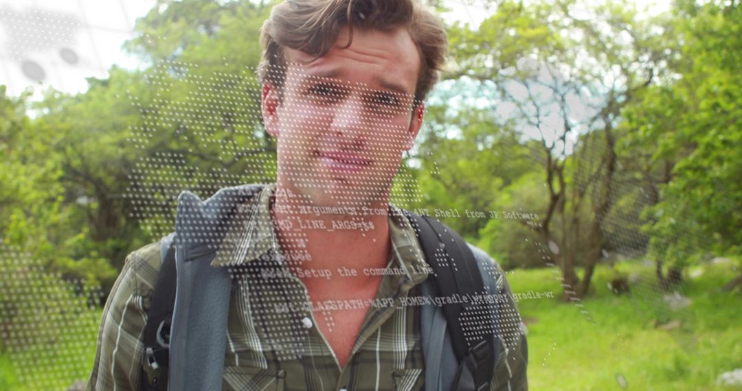 Modern Explorer Blending Nature and Technology