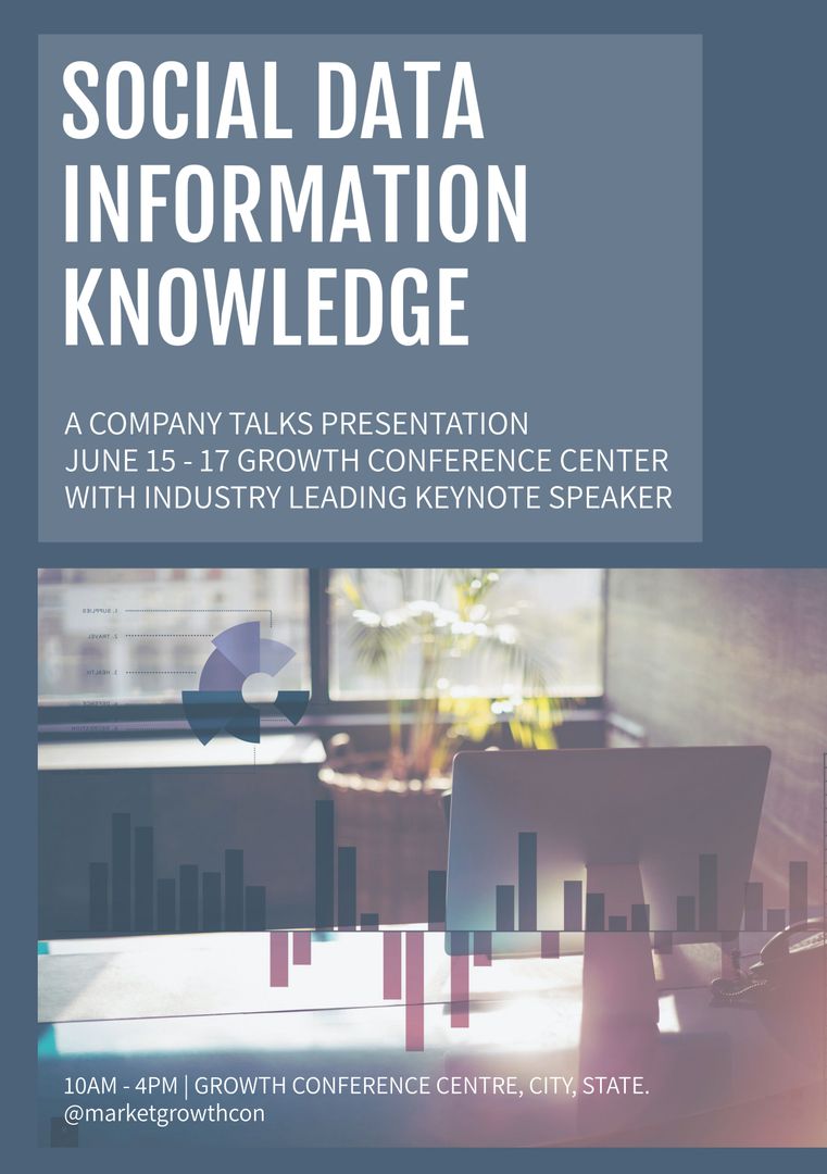 Corporate Growth Conference Event Promotion