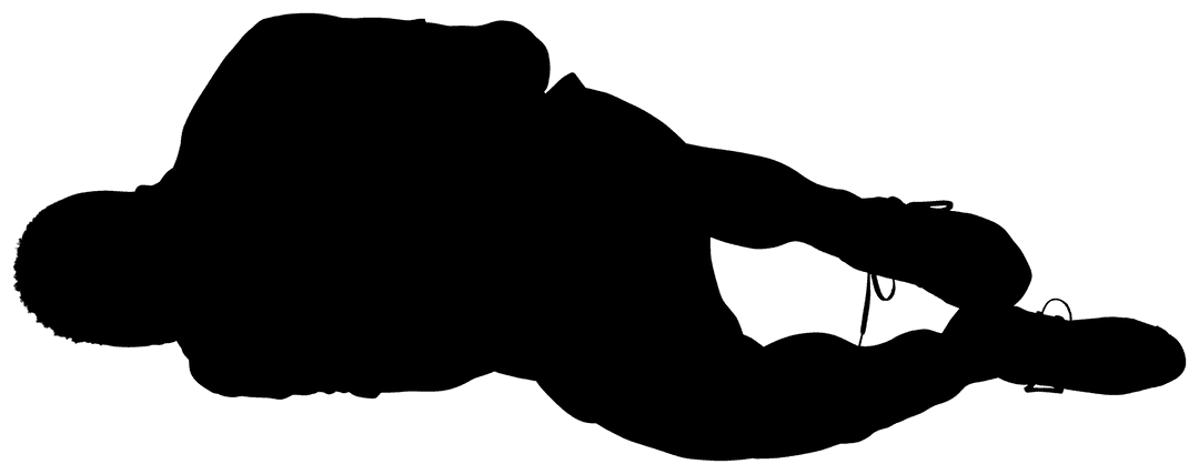 Transparent Silhouette of Injured Football Player on Field