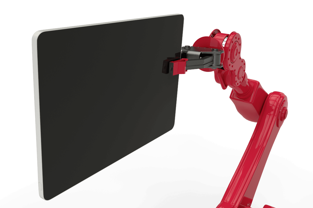 Transparent Robotic Arm Weaving Digital Innovation