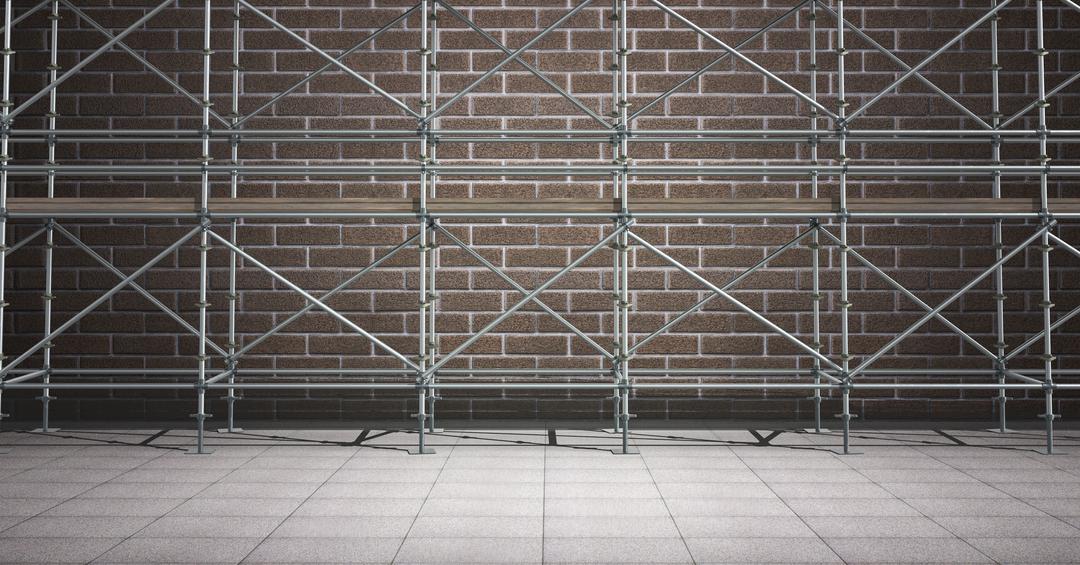 3D scaffolding in the street - Free Images, Stock Photos and Pictures on Pikwizard.com