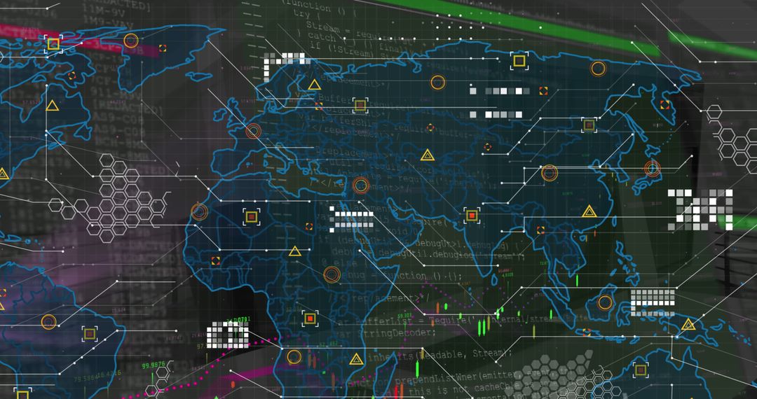 Global Cybersecurity and Network Protection Concept Illustration - Free Images, Stock Photos and Pictures on Pikwizard.com