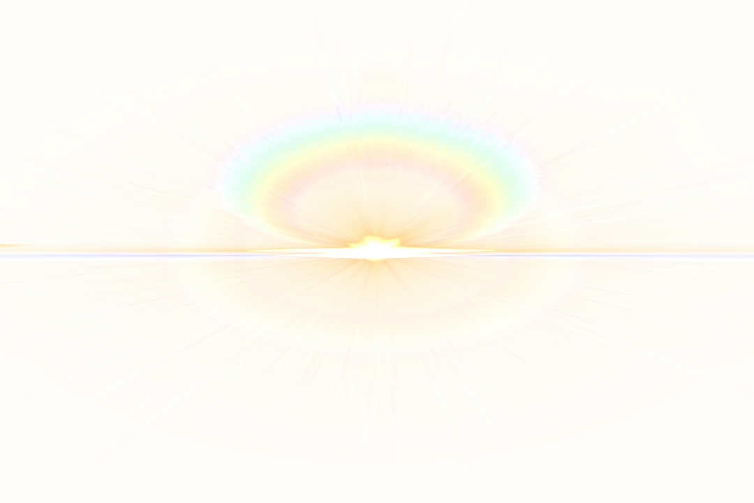 Rainbow Light Burst Lens Flare on Transparent Background - Download Free Stock Images Pikwizard.com