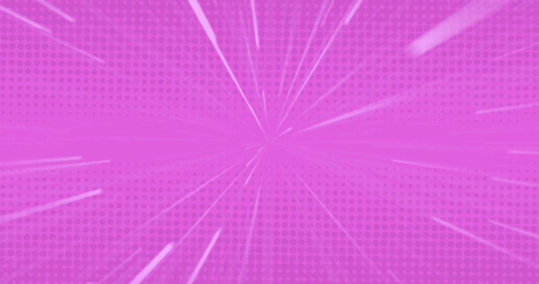 Glowing Light Trails on Vibrant Pink Background with Speed Effect