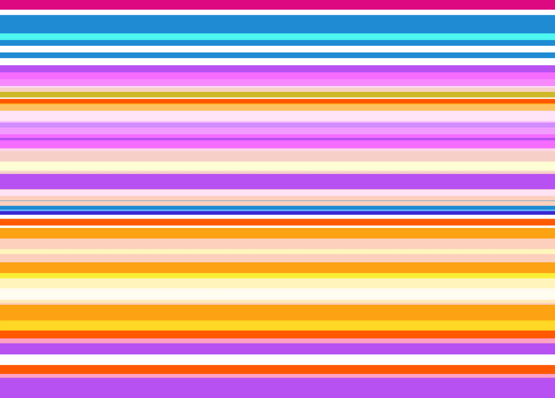 Transparent Horizontal Stripes in Vibrant Gradient Colors