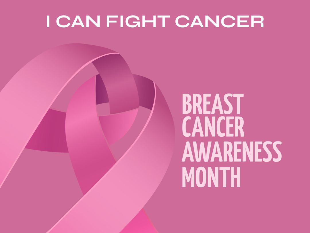 Pink Ribbon Supporting Breast Cancer Awareness Campaign - Download Free Stock Templates Pikwizard.com