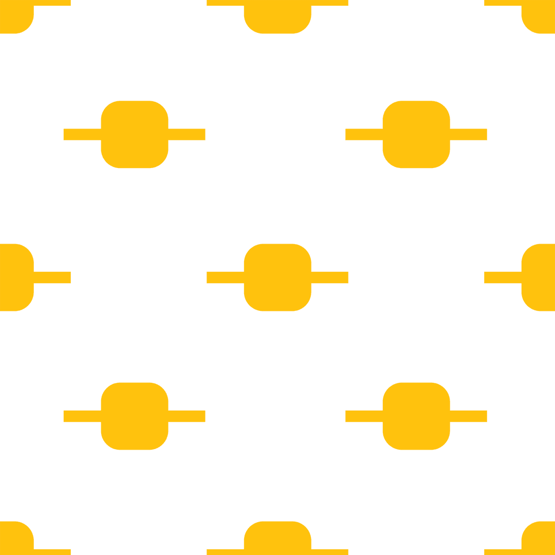 Yellow Banner Rows on Transparent Background for Creative Displays