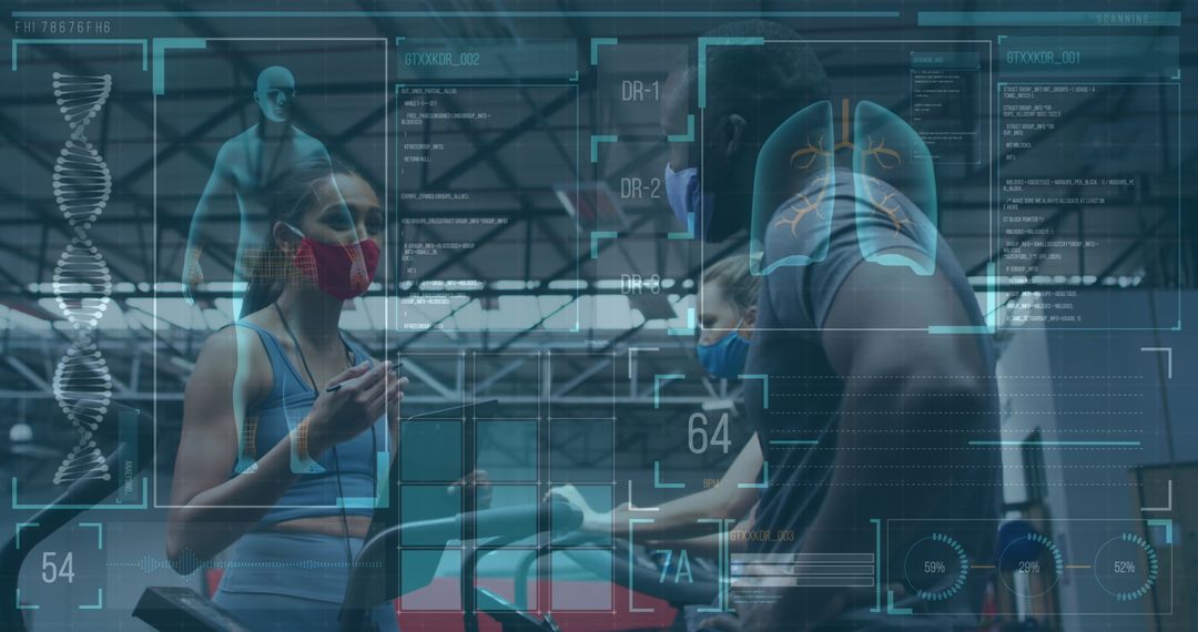 High-Tech Fitness Training with Biometric Data Integration