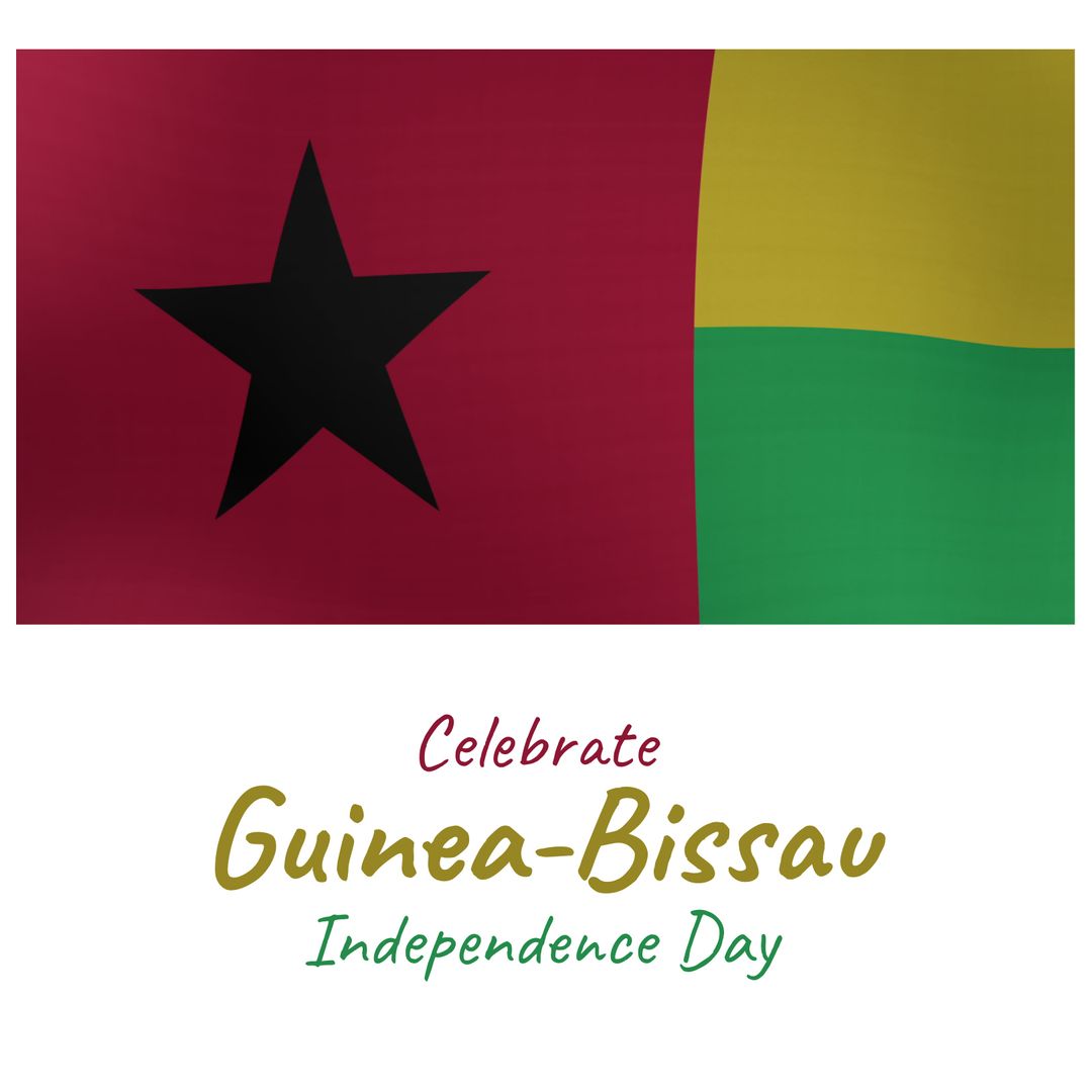Guinea-Bissau Independence Day Flag Banner