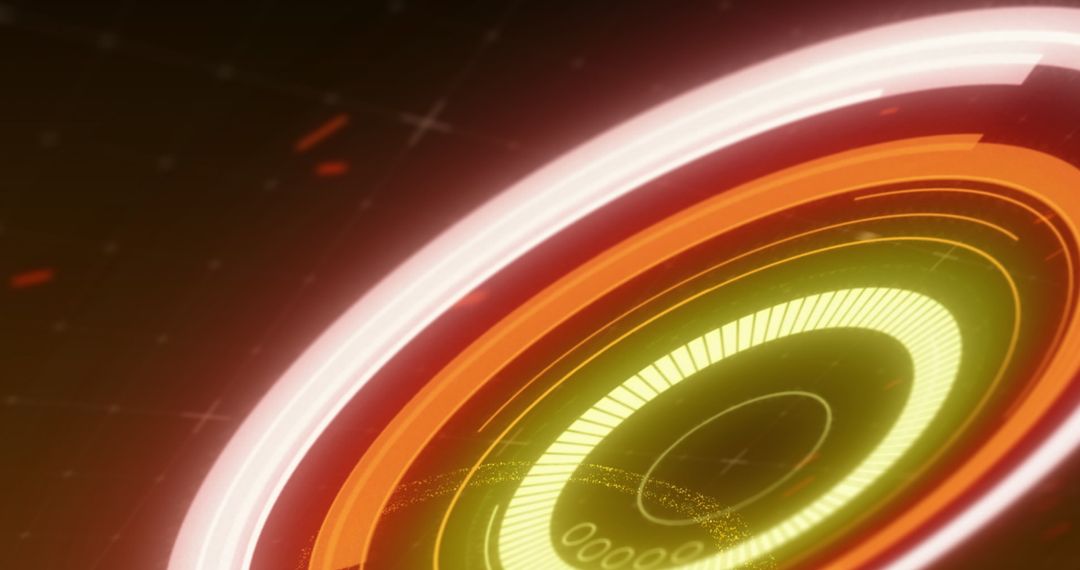 Abstract Glowing Technology Interface Background