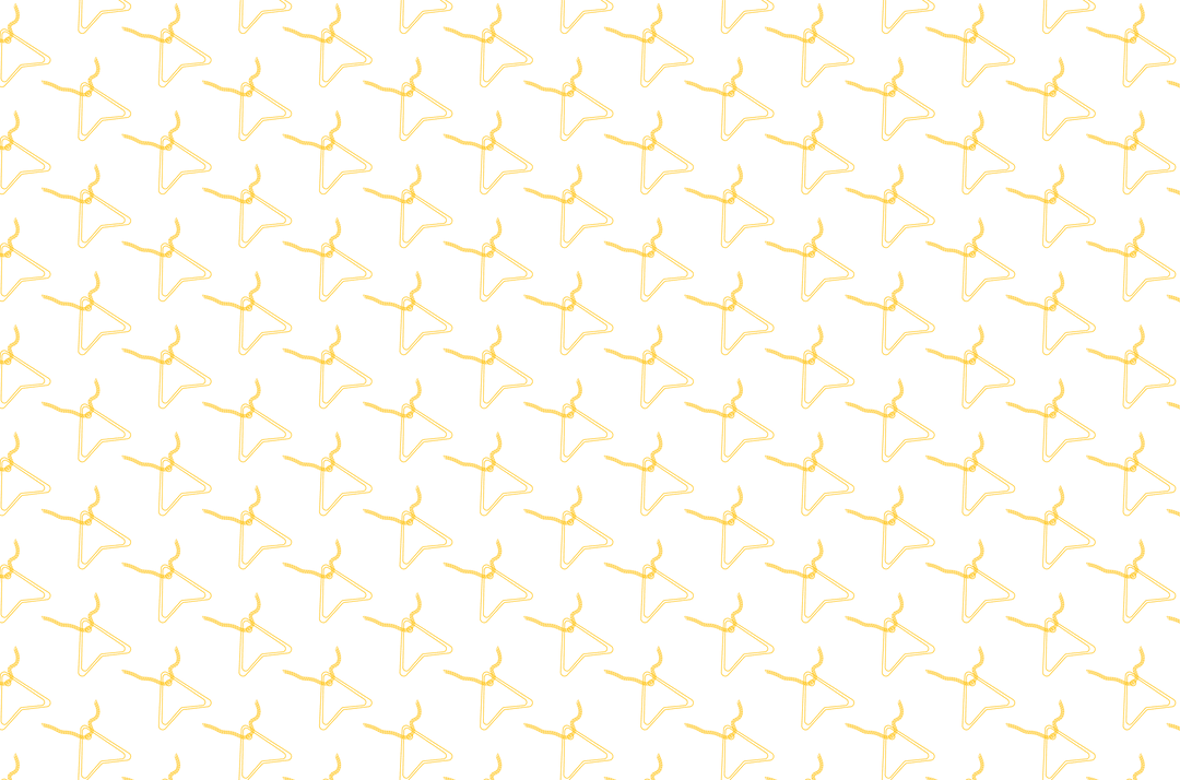 Yellow Geometric Repeat Pattern Transparent Background