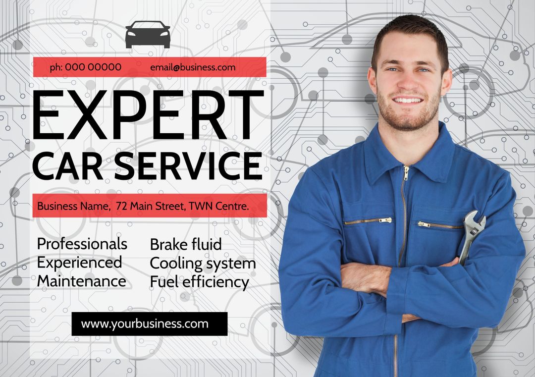 Professional Mechanic Ready for Expert Car Service