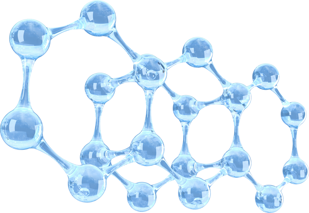 Close-Up of Transparent Abstract Molecule Model - Download Free Stock Images Pikwizard.com