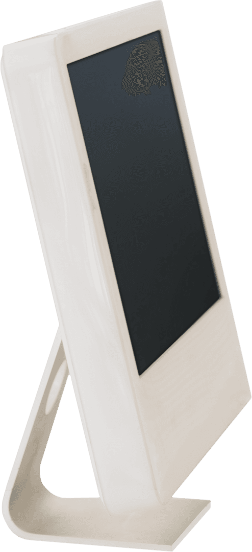 Transparent Digital Screen with Blank Space for Tech Design