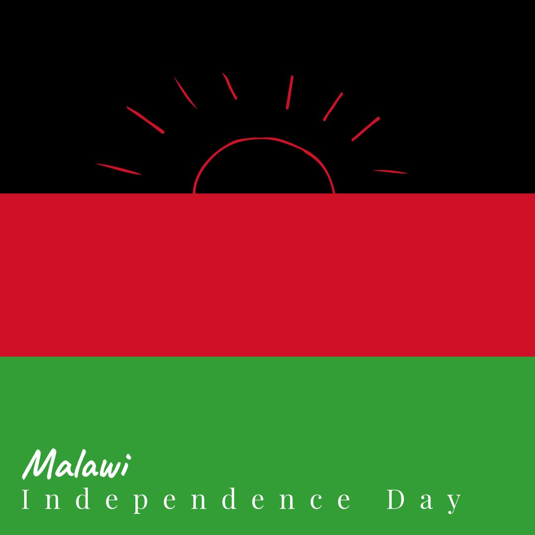 Malawi Independence Day Over Malawi Flag Design