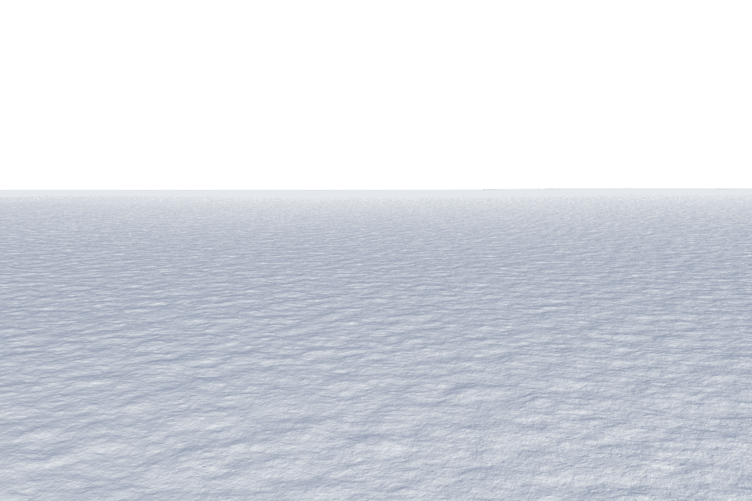 Transparent Snow Floor with Copy Space for Winter Designs