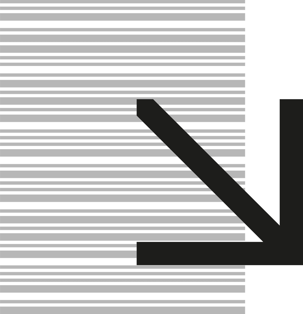 Transparent Modern Art with Arrow in Geometric Style