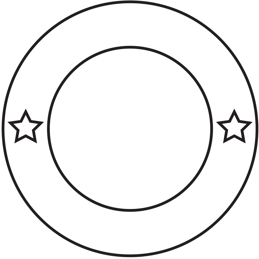 Abstract Circular Shape with Outer Stars, Transparent Background - Download Free Stock Images Pikwizard.com