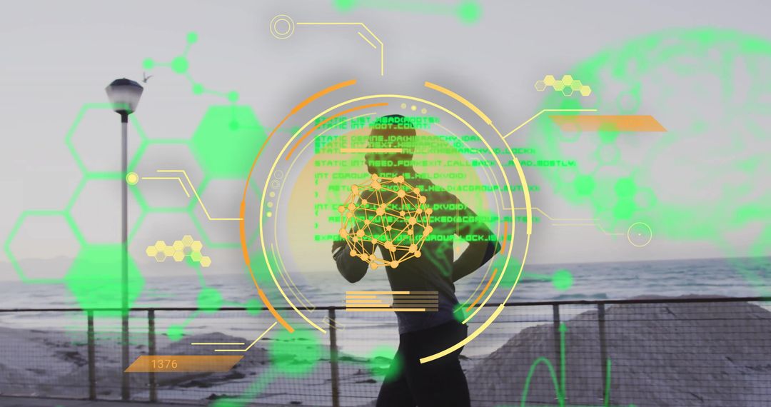 Digital Interface with Runner by Sea for Health and Fitness Data