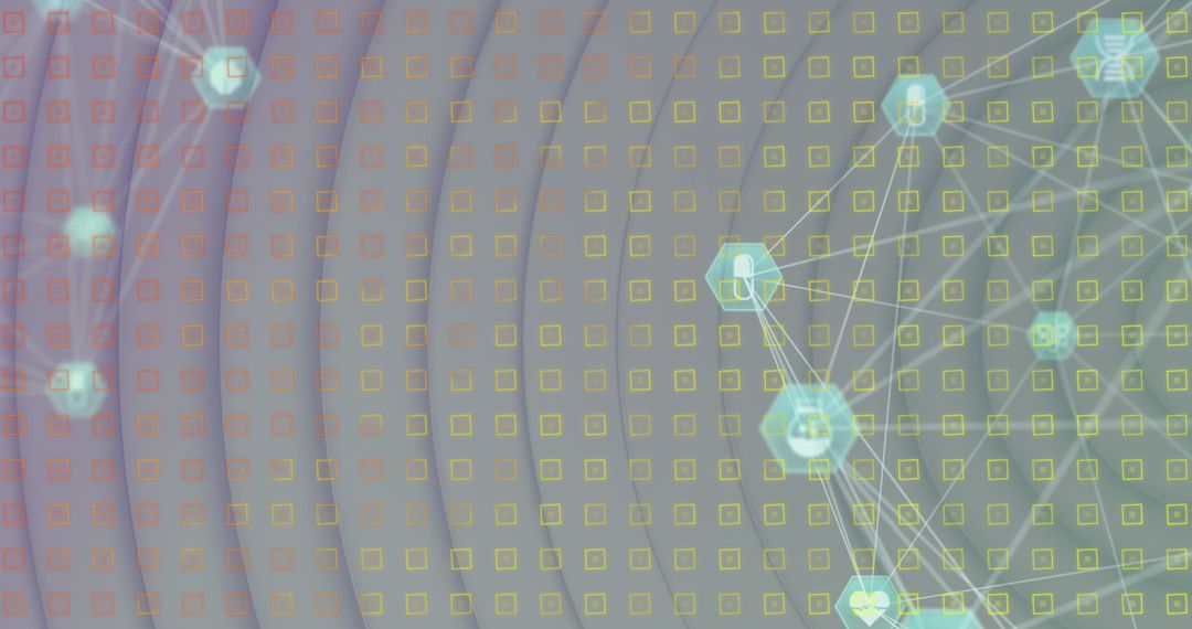Digital Network Globe Representing Global Connections