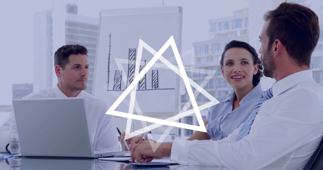 Professional Business Meeting with Focus on Strategy and Innovation