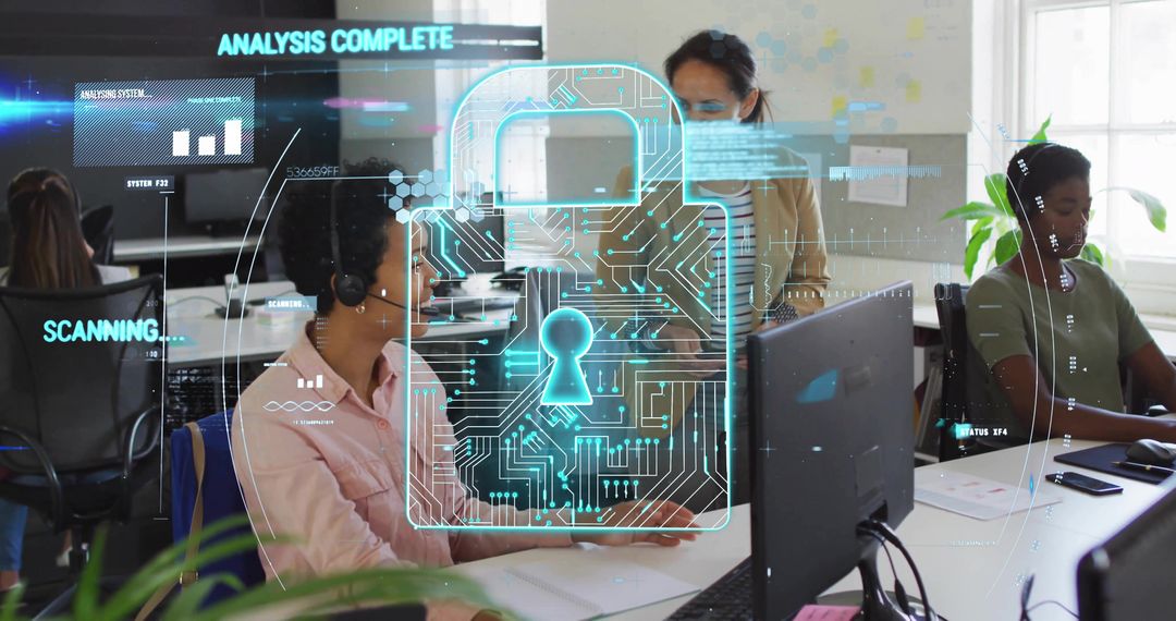Cybersecurity Visualization in Modern Office Environment