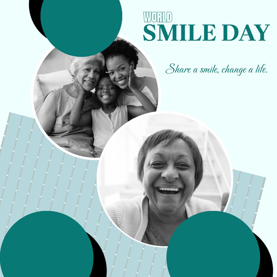 Celebrating World Smile Day with Joyful Togetherness - Download Free Stock Templates Pikwizard.com